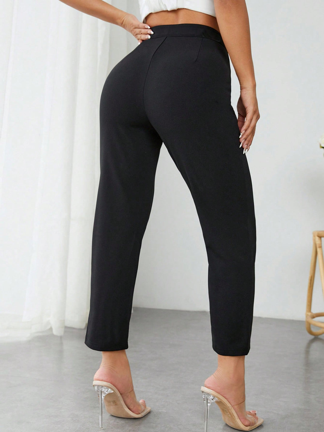 Pantaloni SHEIN, negru