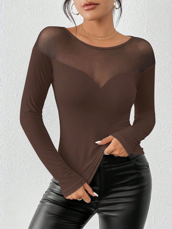 SHEIN blúz, barna