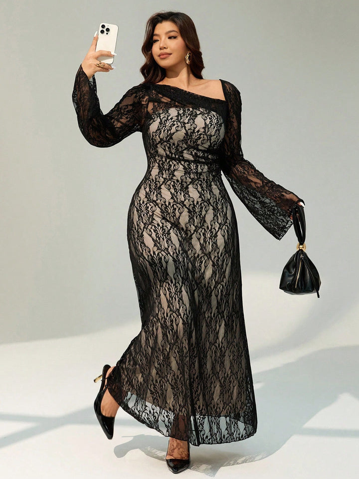Rochie maxi SHEIN, negru