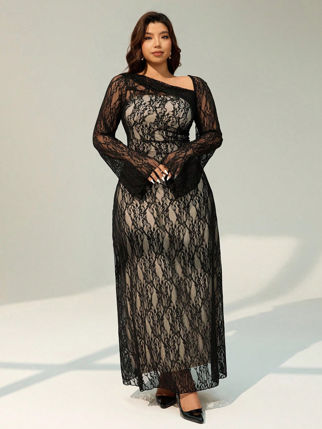 Rochie maxi SHEIN, negru