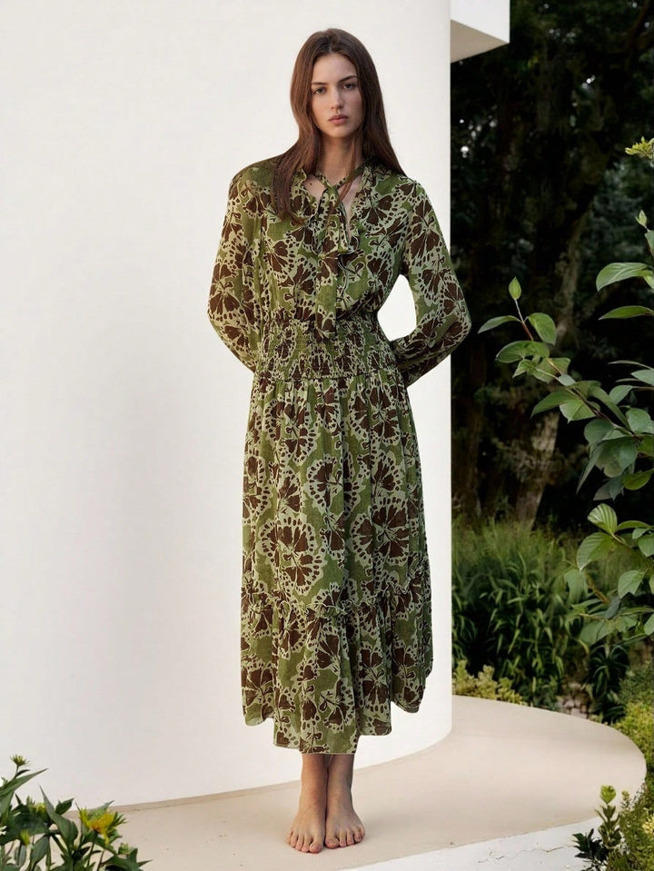 Rochie maxi SHEIN, mix culori