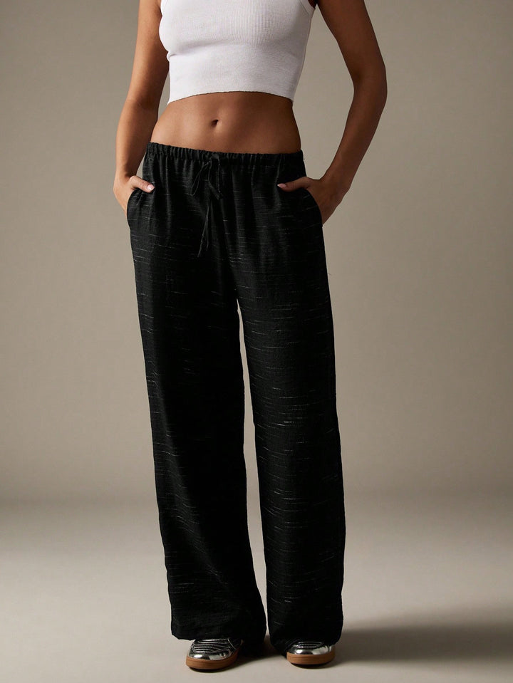 Pantaloni SHEIN, negru