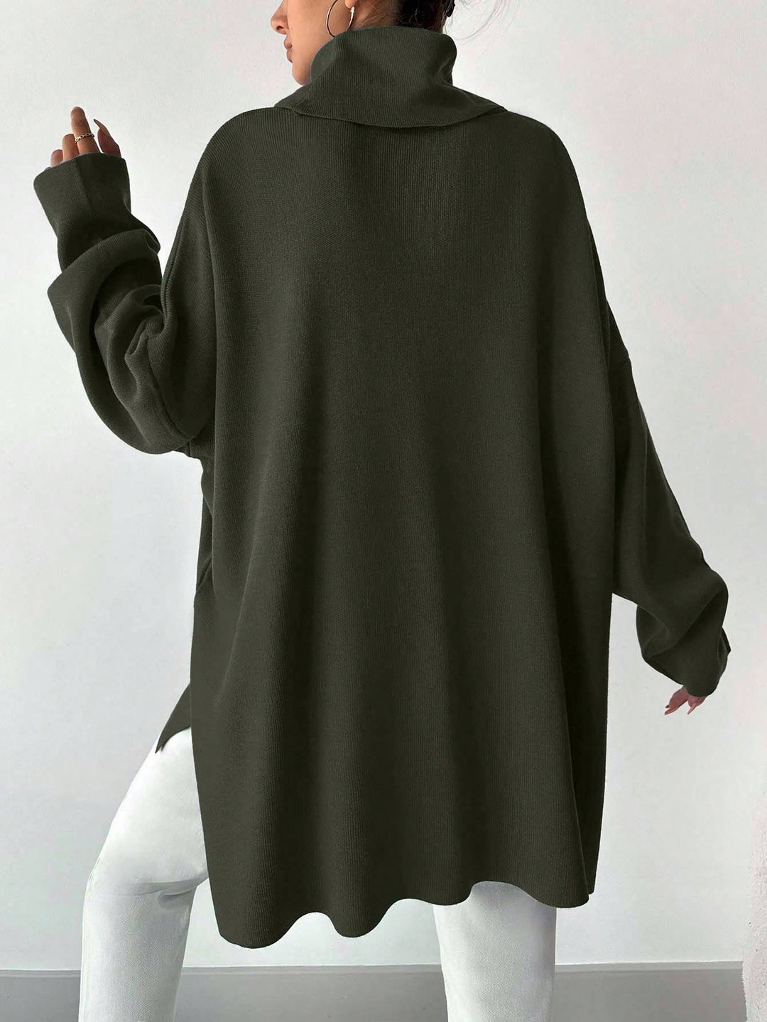 Pulóver SHEIN, khaki