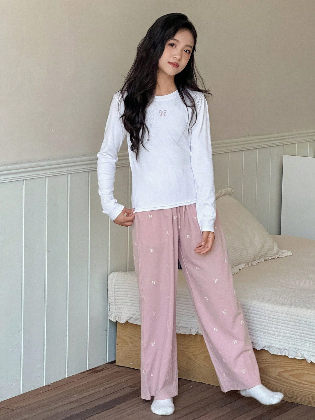 Pijama SHEIN, alb