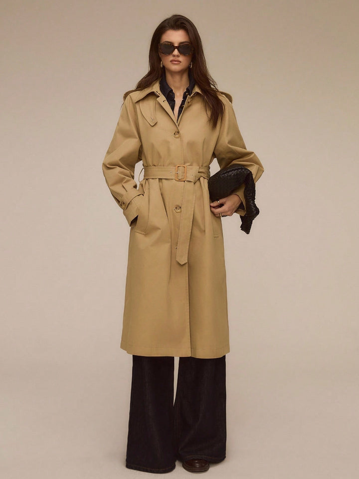 SHEIN ballonkabát, khaki