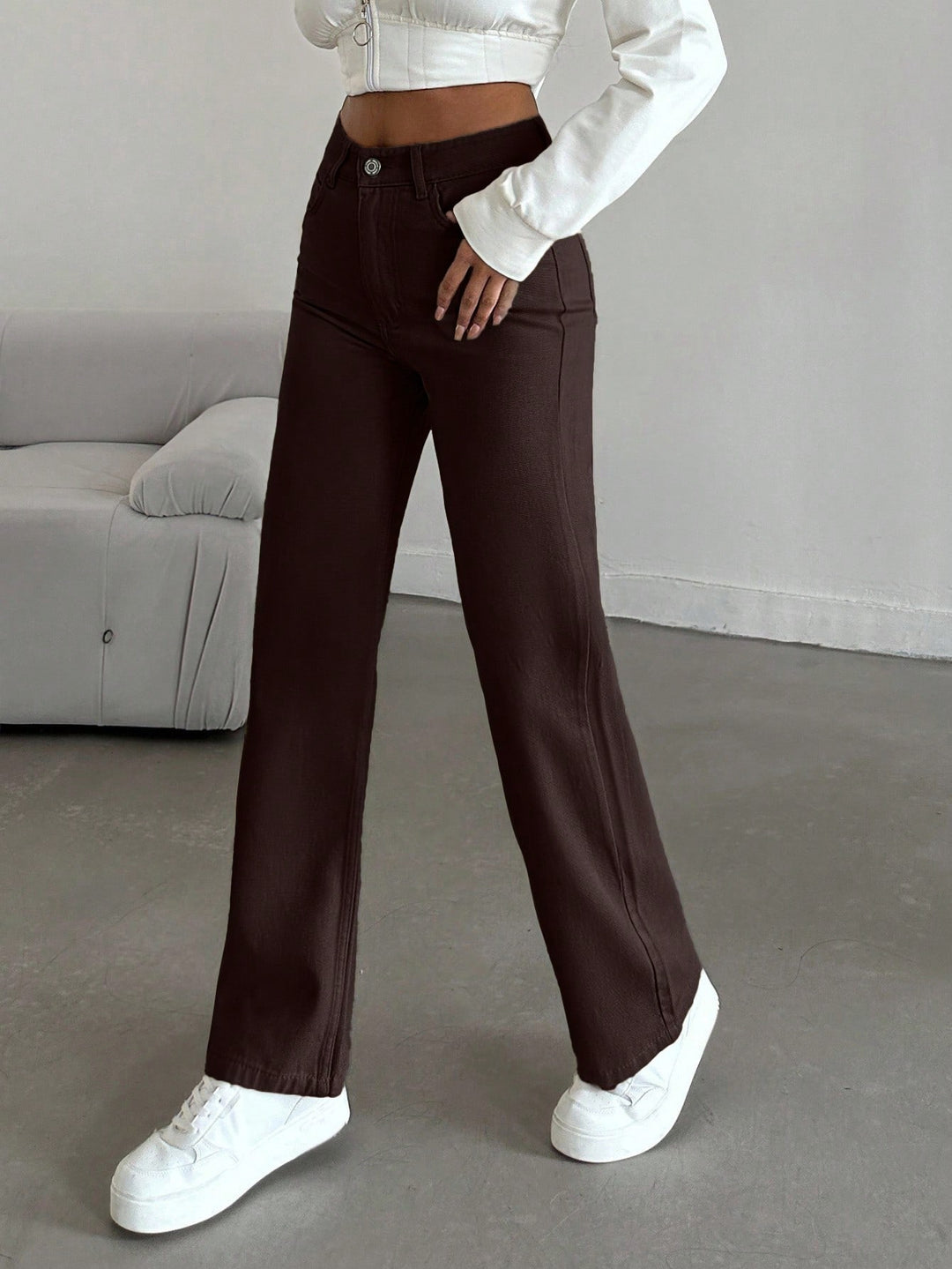 Jeans SHEIN, maro