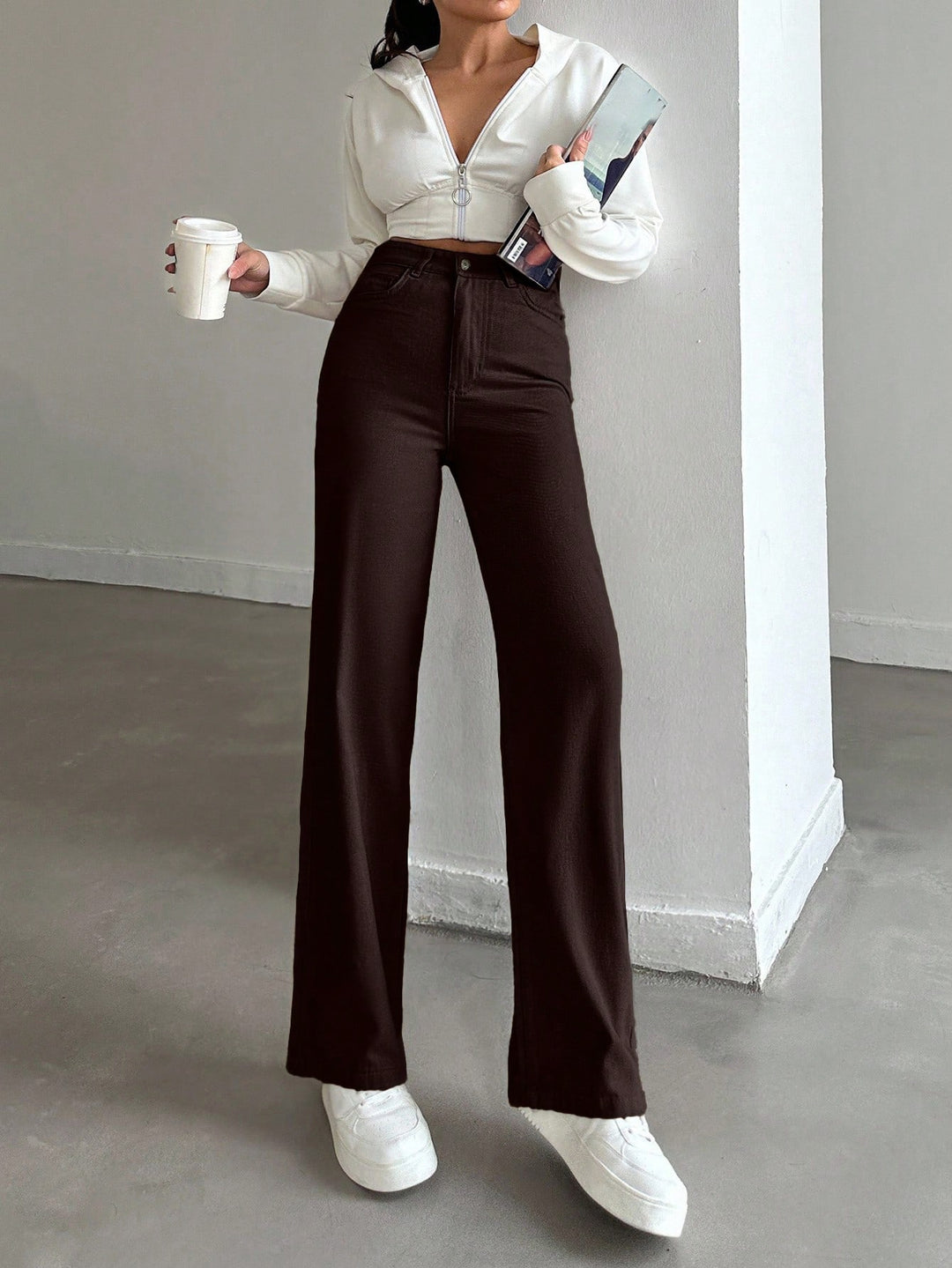 Jeans SHEIN, maro
