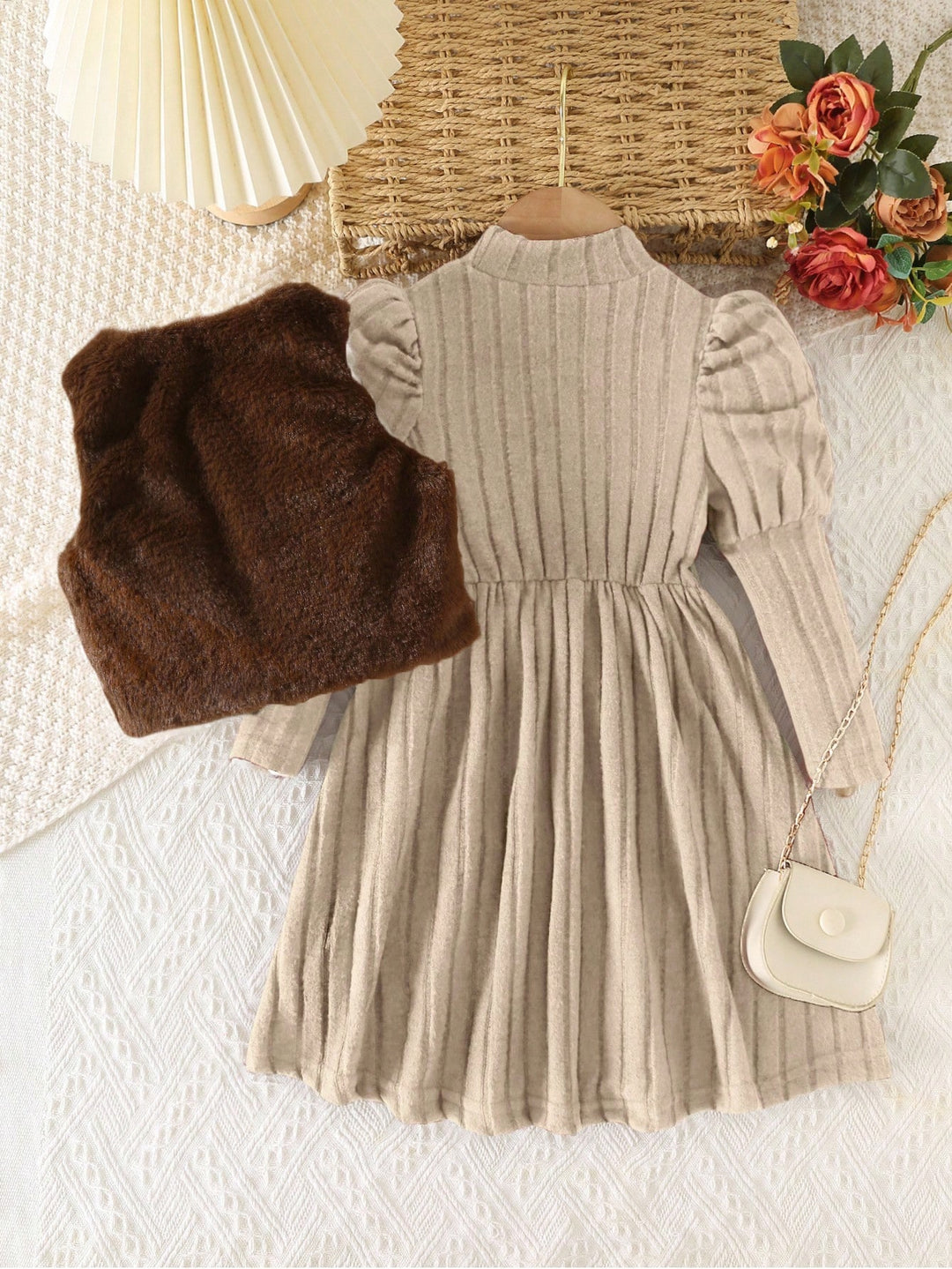 SHEIN együttes, khaki