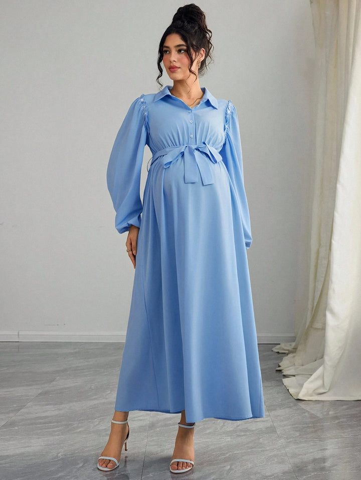 Rochie maxi SHEIN, albastru