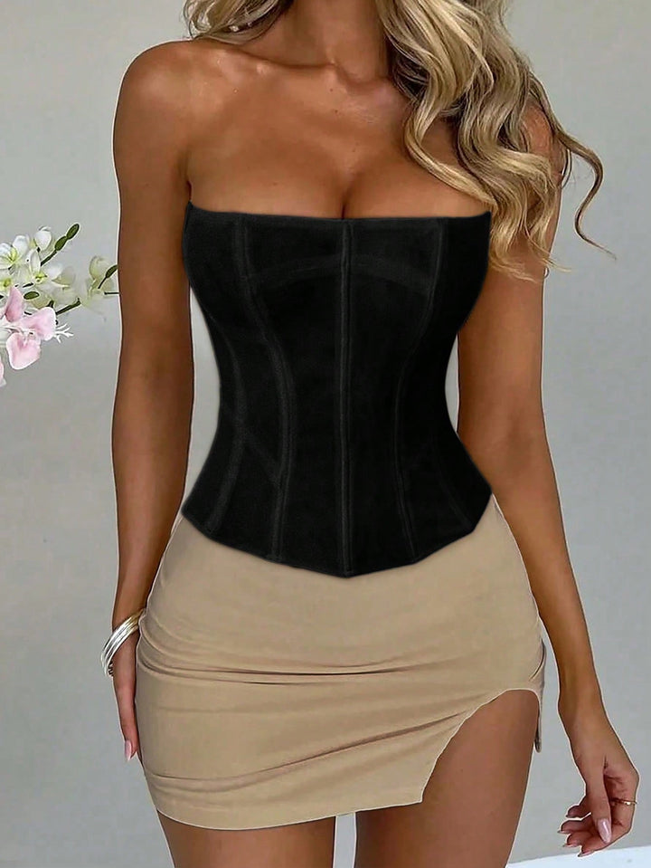 Top SHEIN, negru