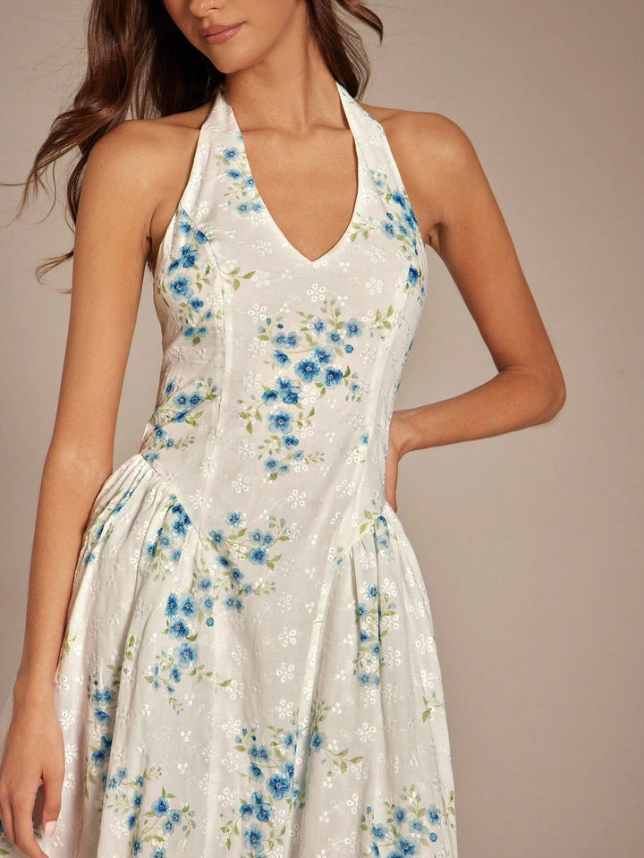 Rochie maxi SHEIN, albastru