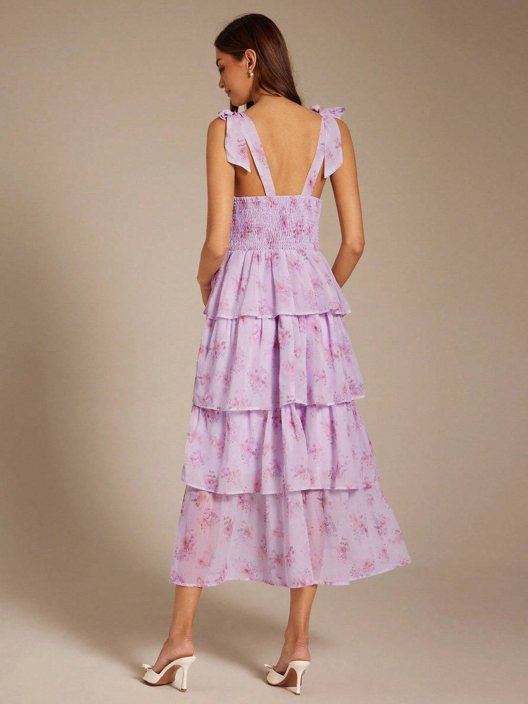 SHEIN maxi ruha, lila