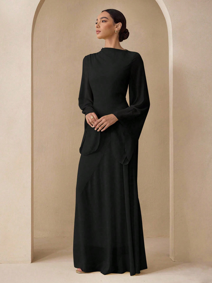 Rochie maxi SHEIN, negru