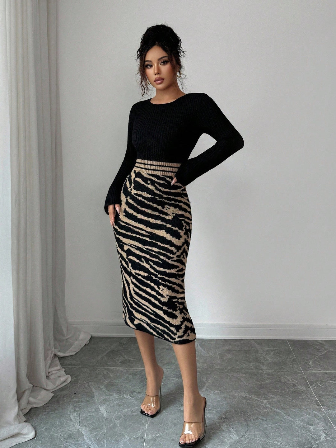 Rochie SHEIN, mix culori