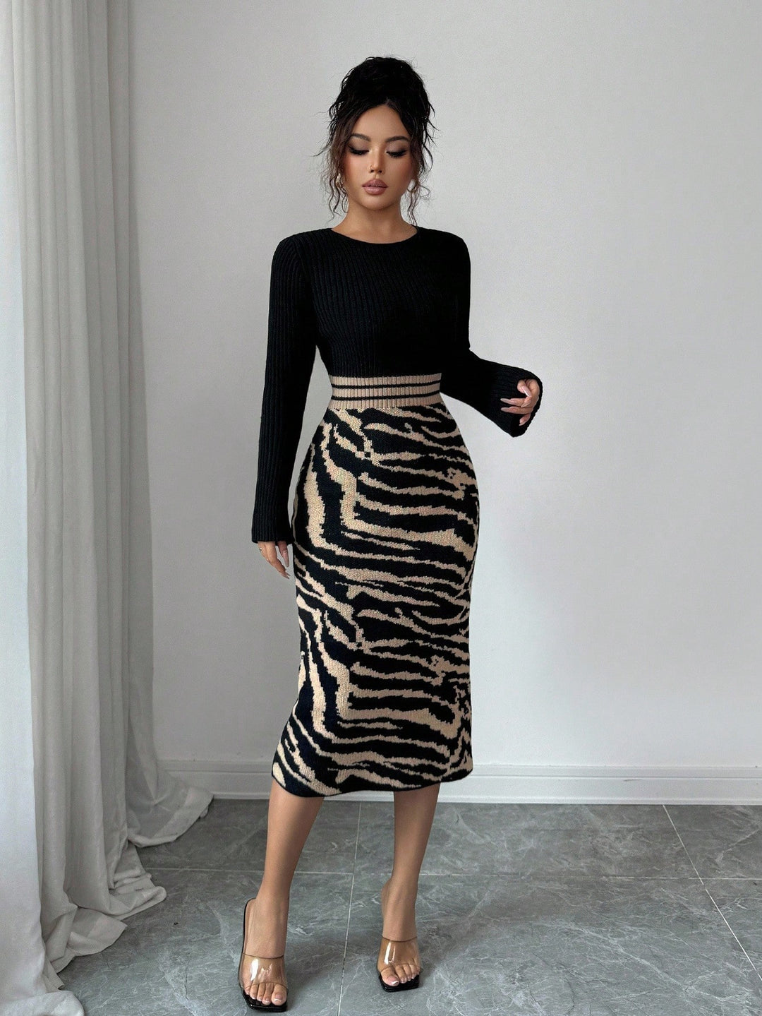 Rochie SHEIN, mix culori