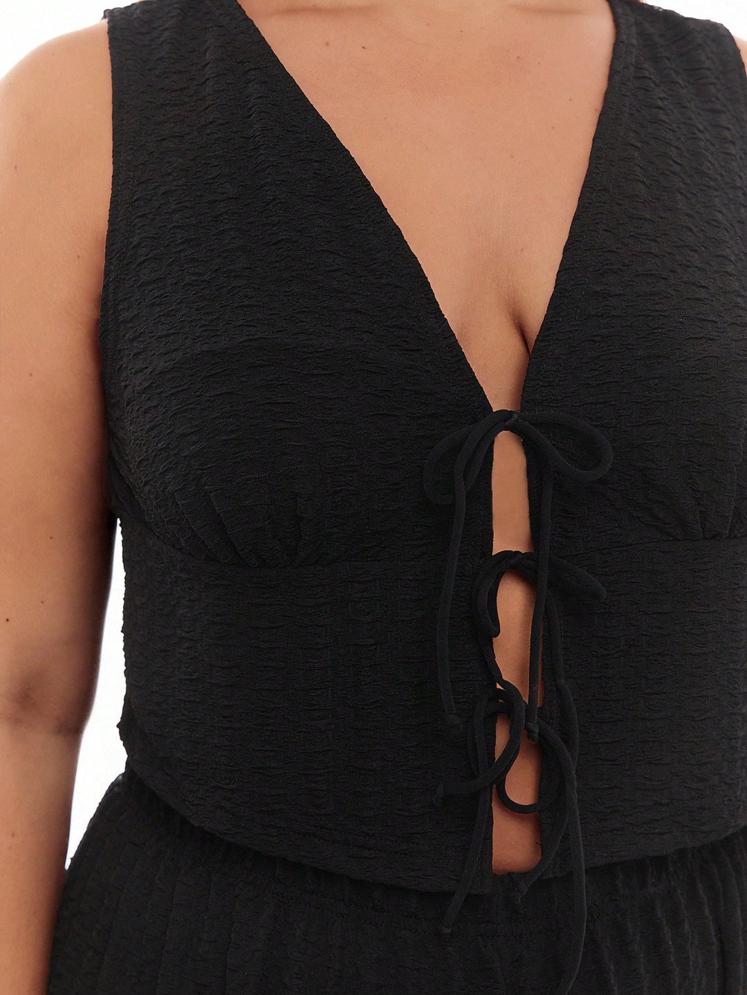 Shein Curve+ szett, fekete