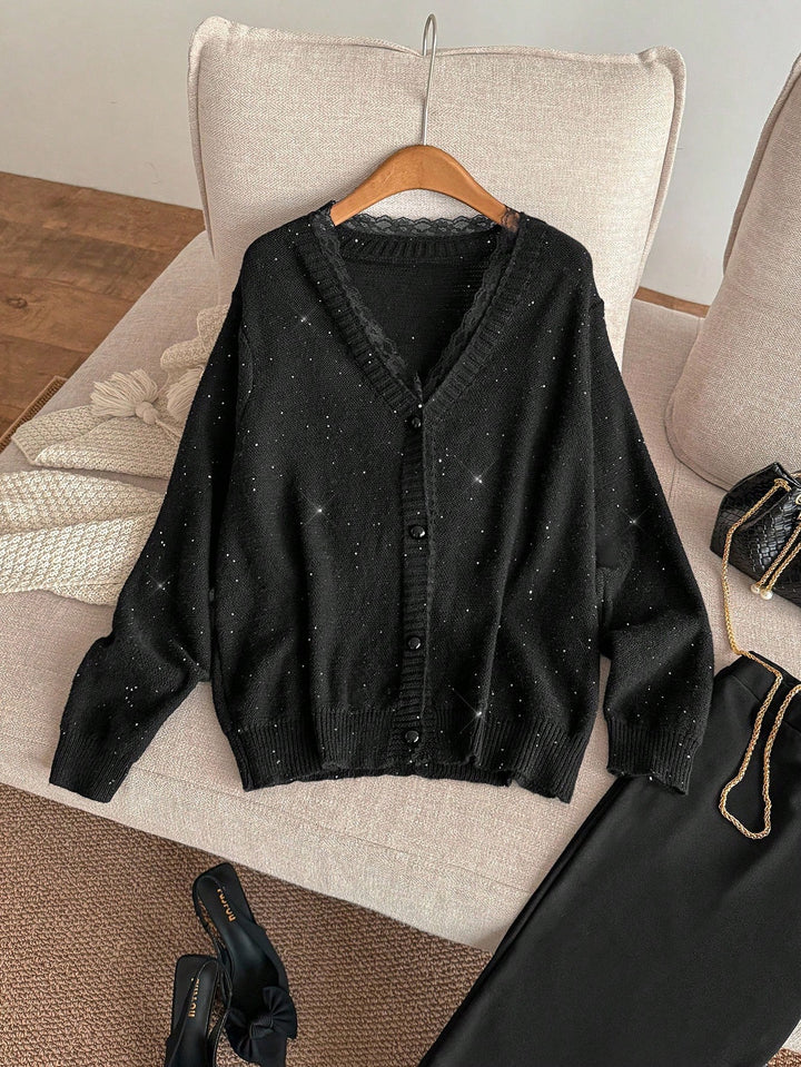 Cardigan SHEIN, negru