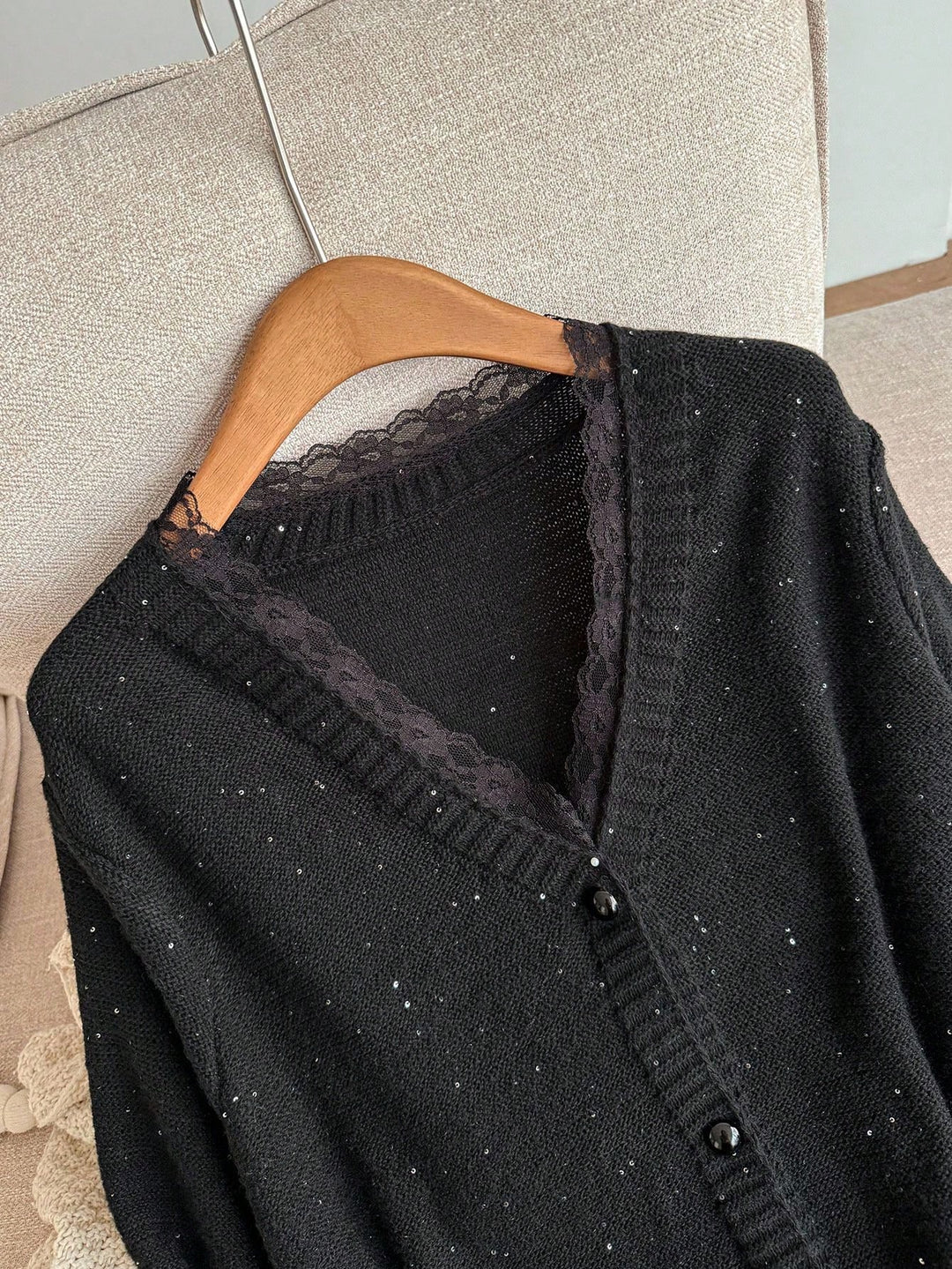 Cardigan SHEIN, negru