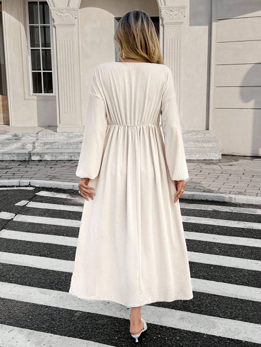Rochie maxi SHEIN, portocaliu