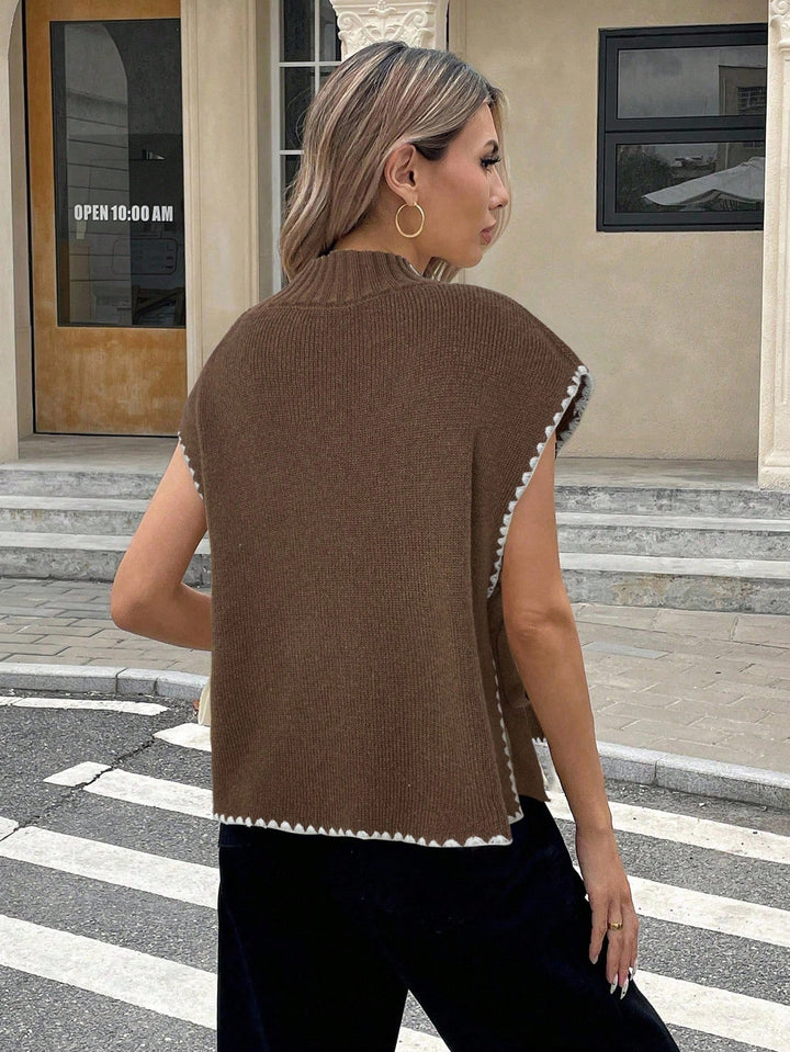 Vestă SHEIN, maro