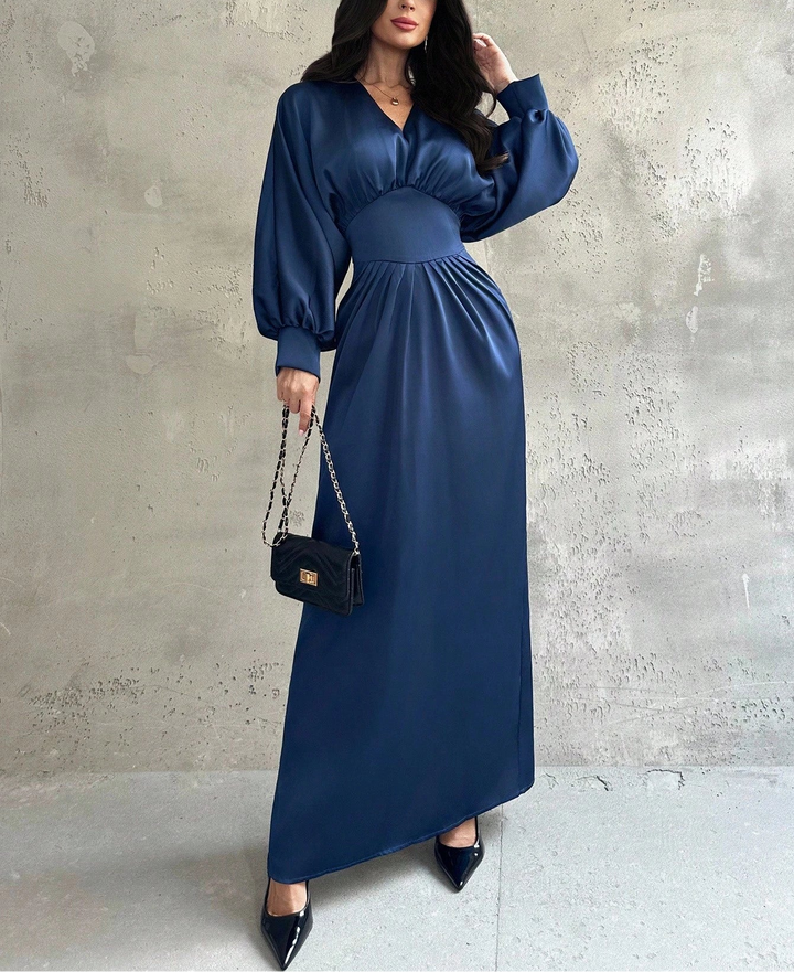 SHEIN maxi ruha, kék
