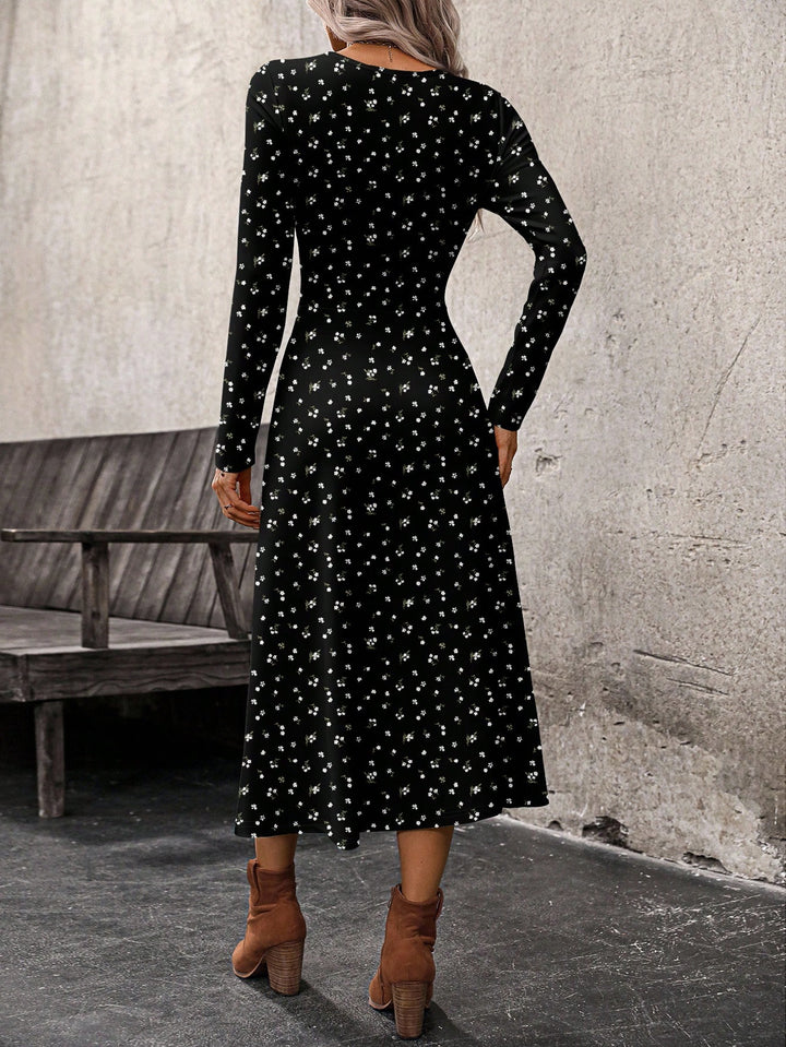 Rochie midi SHEIN, mix culori