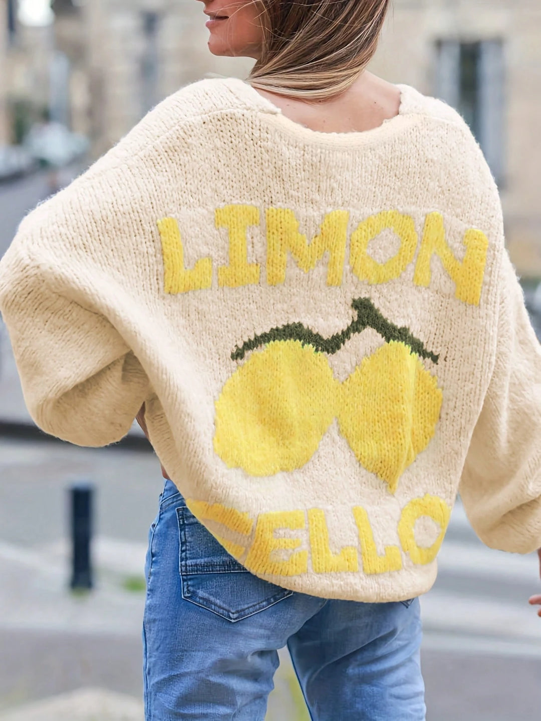 Cardigan SHEIN, crem