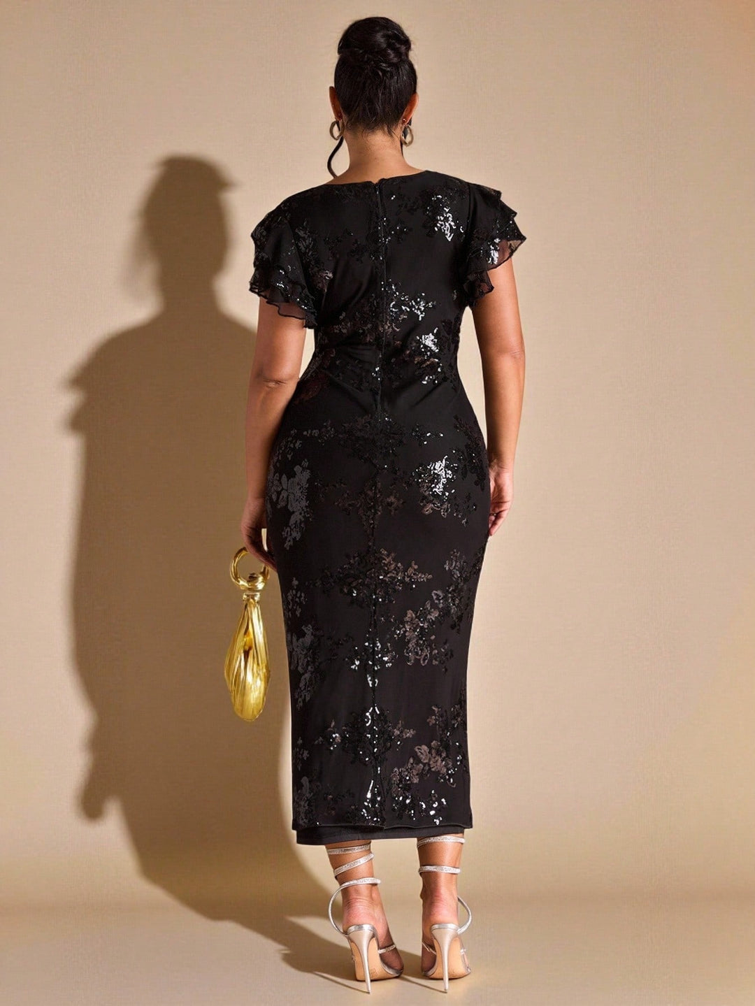 Rochie maxi SHEIN, negru