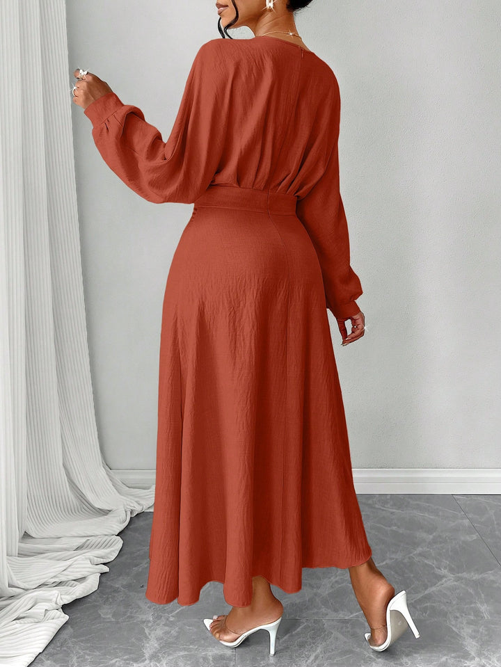 Rochie maxi SHEIN, maro