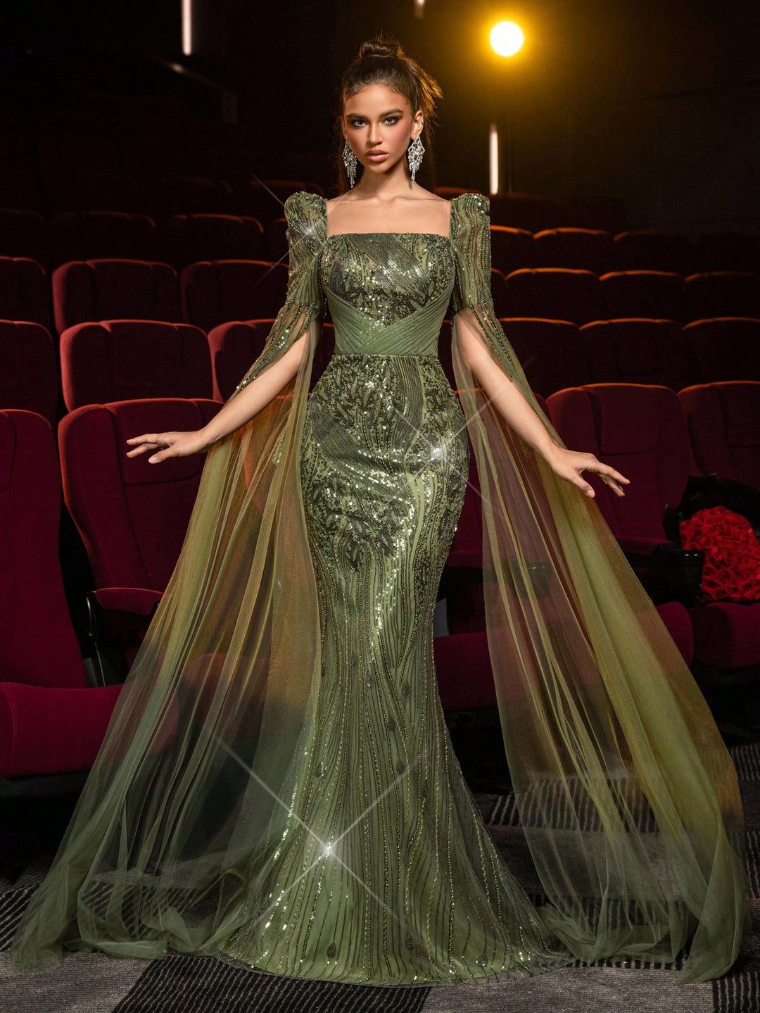 Rochie SHEIN, kaki