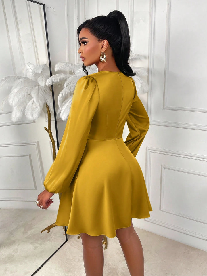 Rochie mini SHEIN, galben