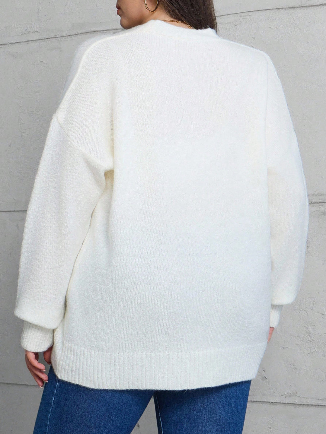 Cardigan SHEIN, alb