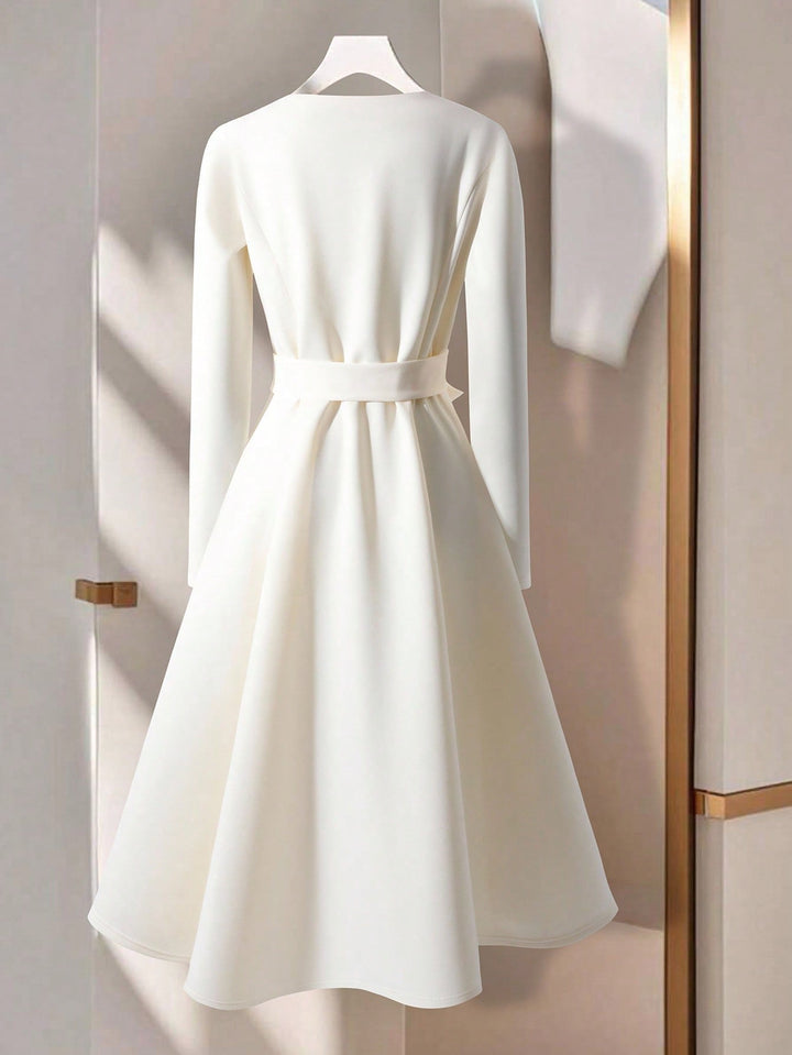 Rochie maxi SHEIN, bej