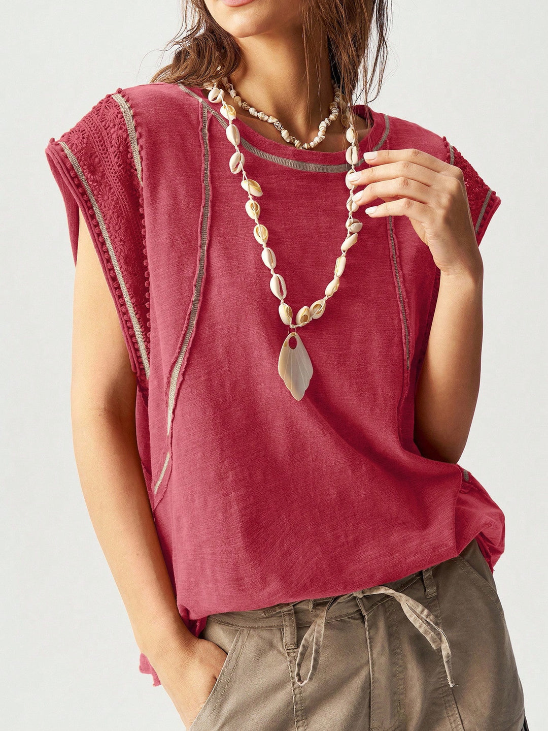 Tricou SHEIN, roz