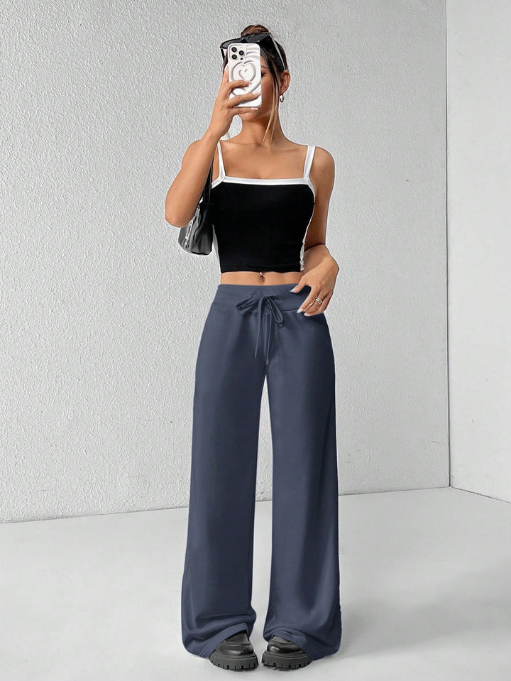 Pantaloni SHEIN, albastru