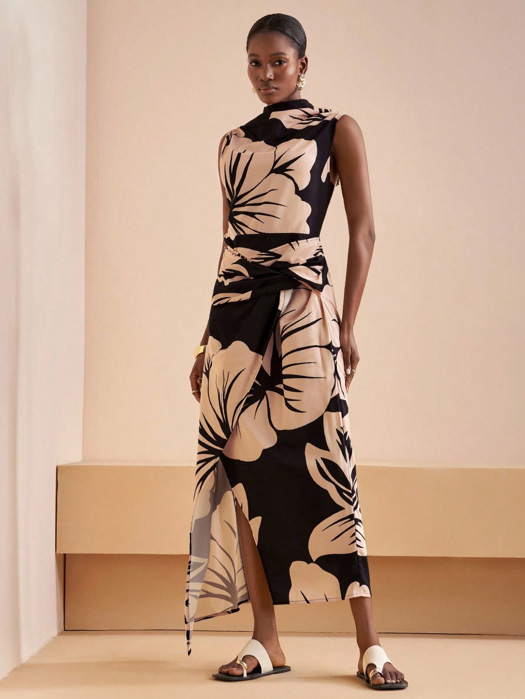 Rochie maxi SHEIN, mix culori