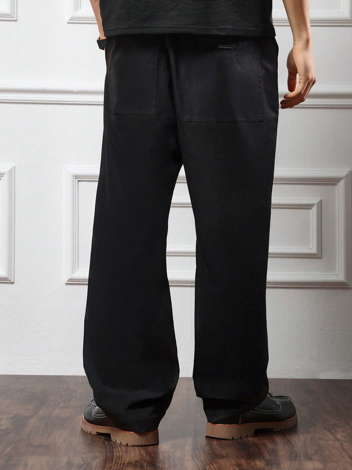 Pantalon SHEIN, negru