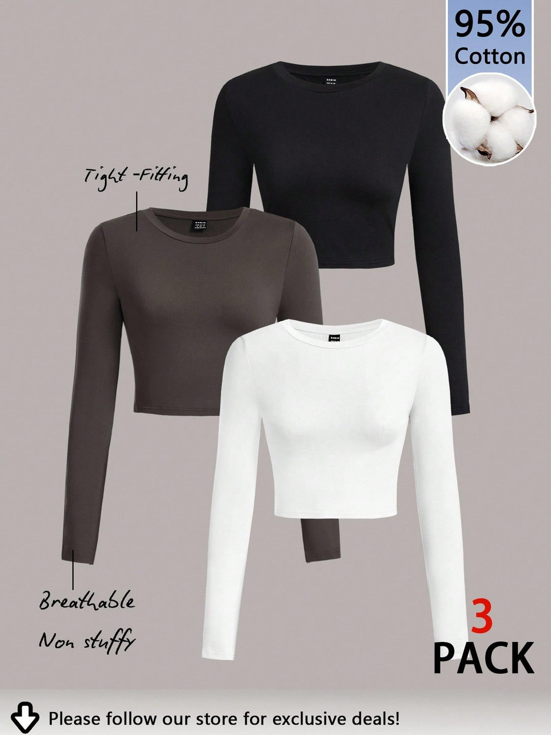 Tricou SHEIN, mix culori