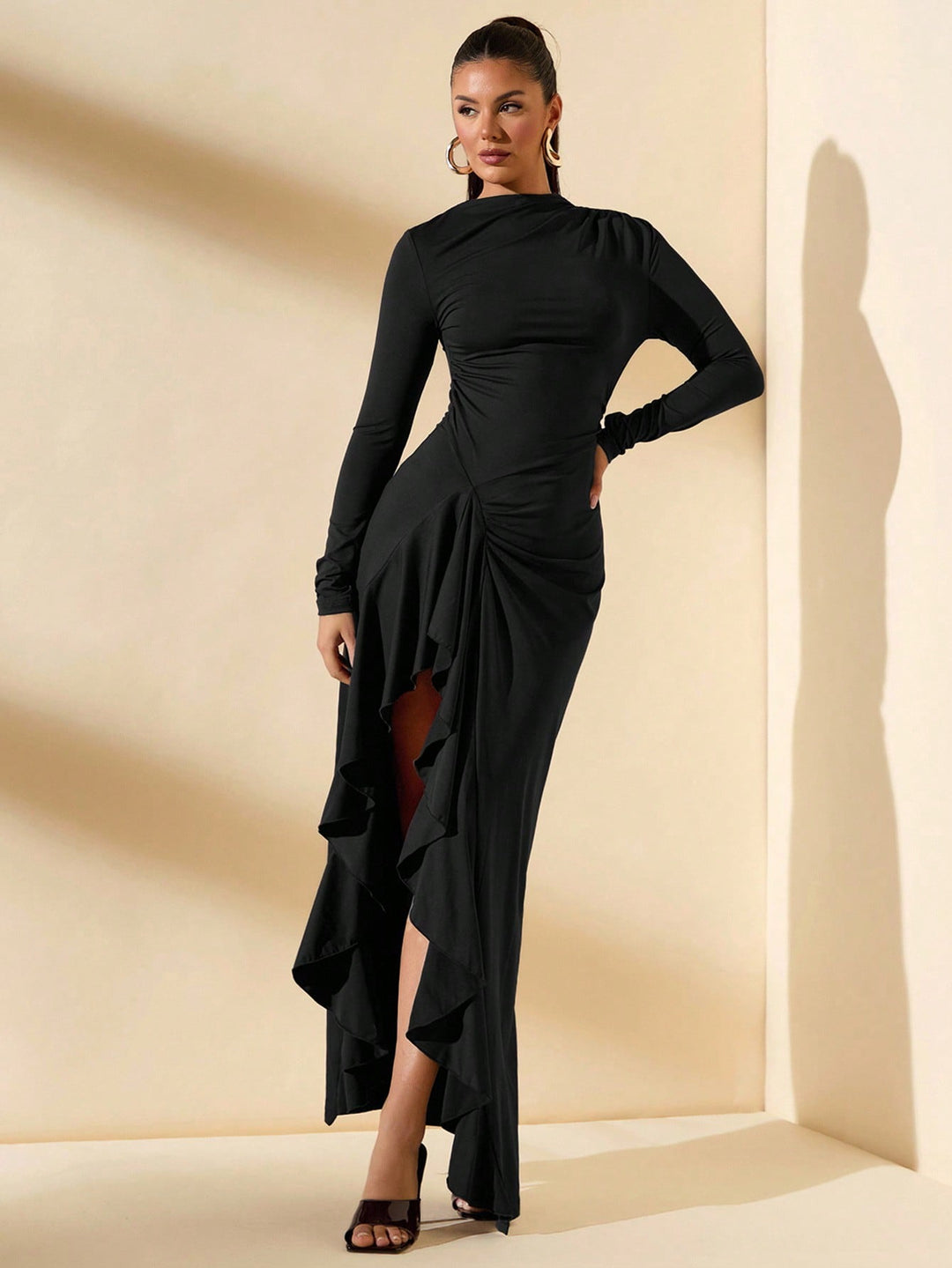 Rochie maxi SHEIN, negru