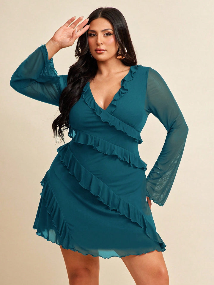 Rochie mini SHEIN, turcoaz