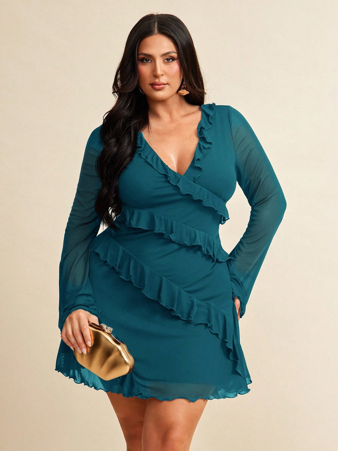 Rochie mini SHEIN, turcoaz