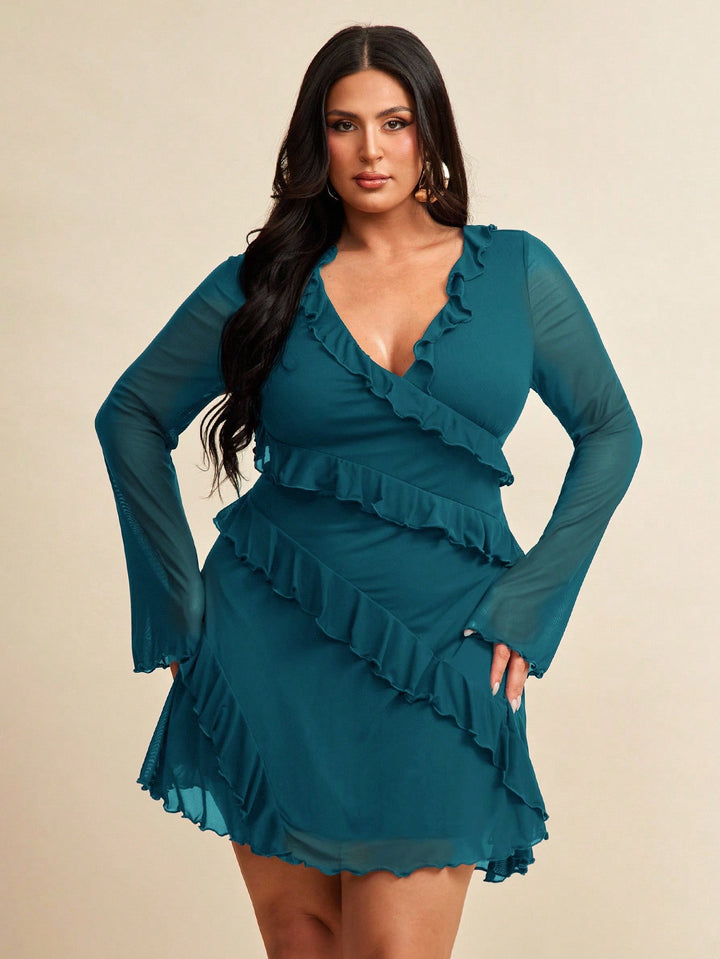 Rochie mini SHEIN, turcoaz
