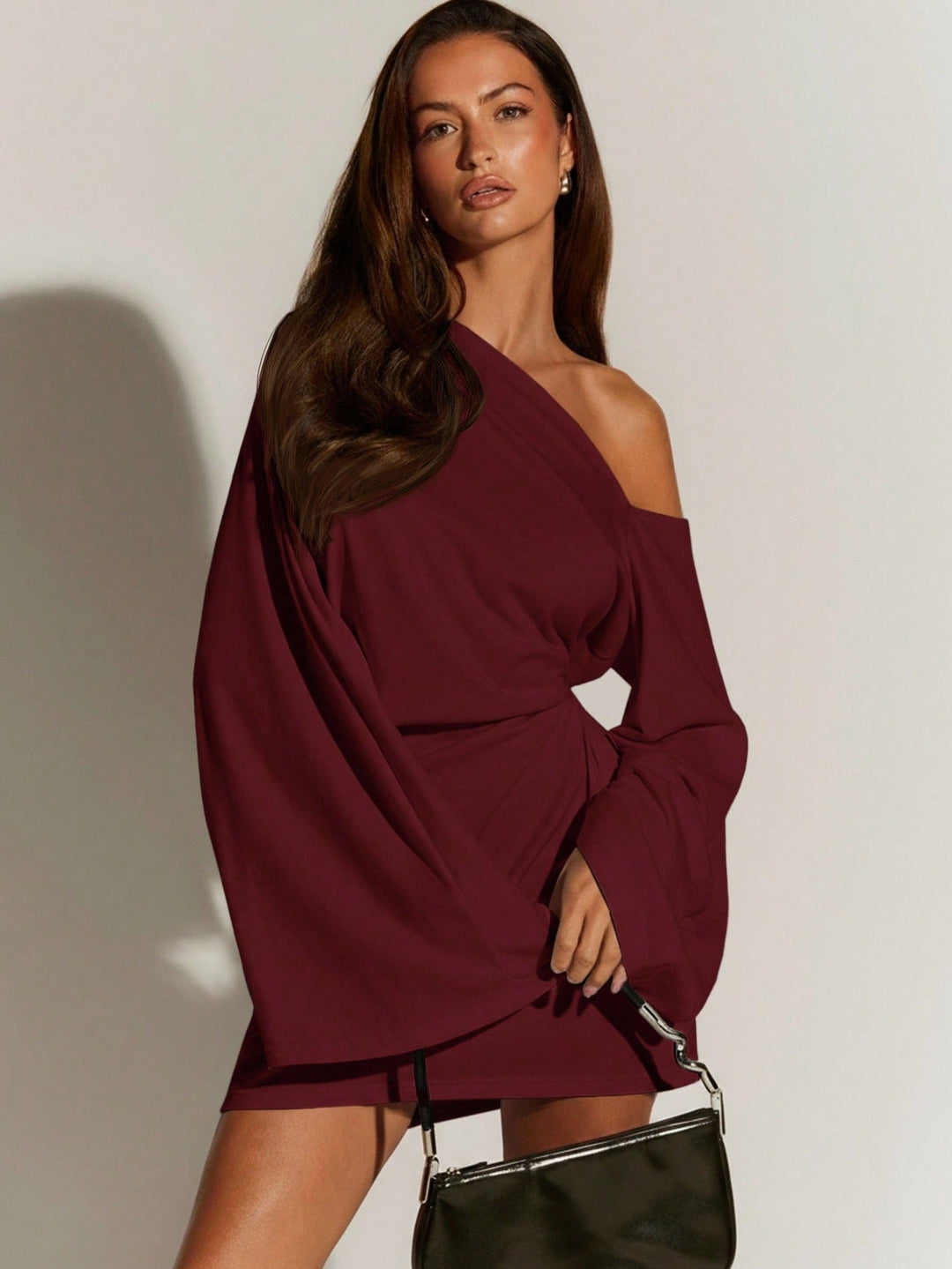 Rochie mini SHEIN, vișiniu