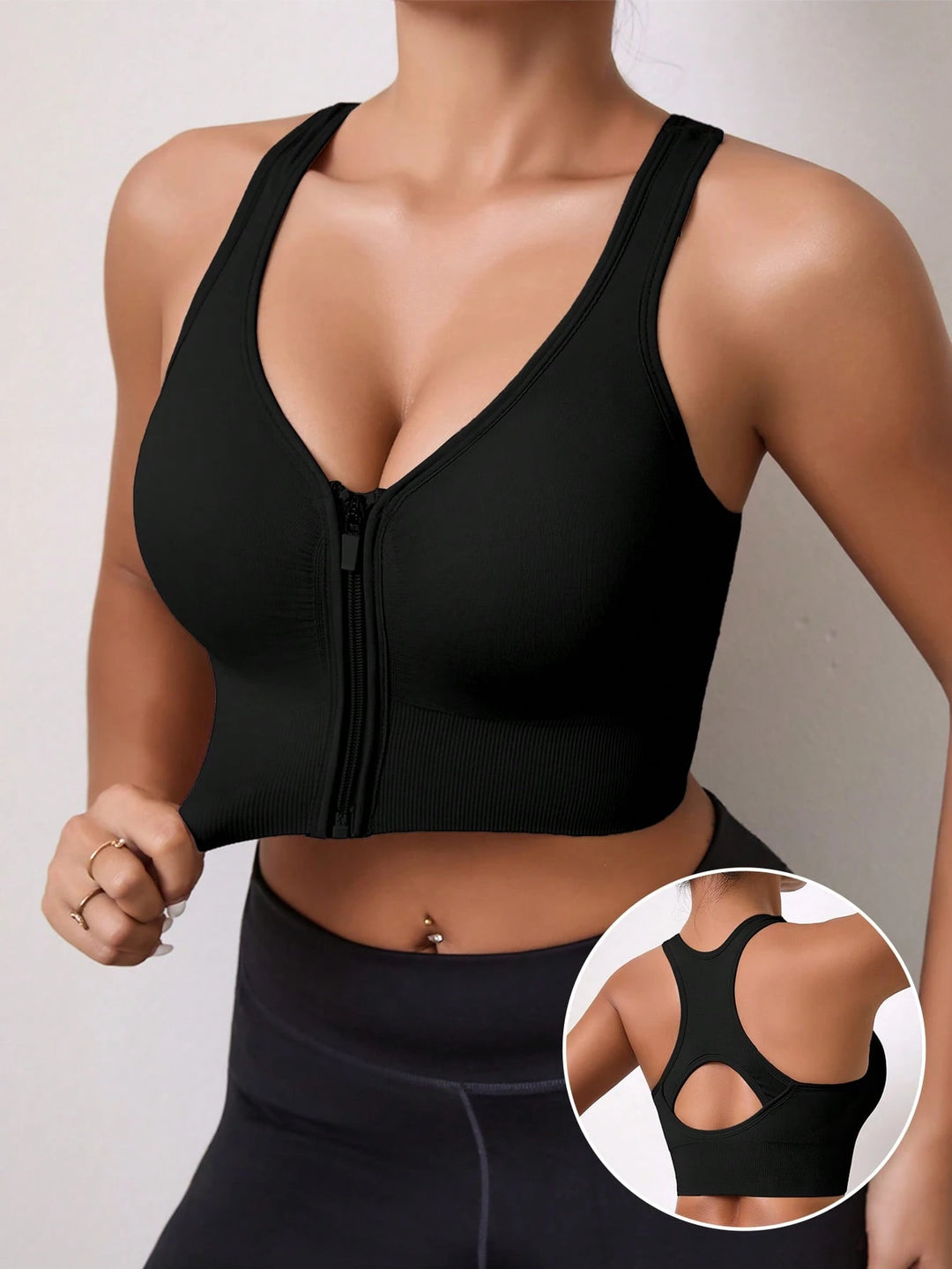 Bustier SHEIN, fekete