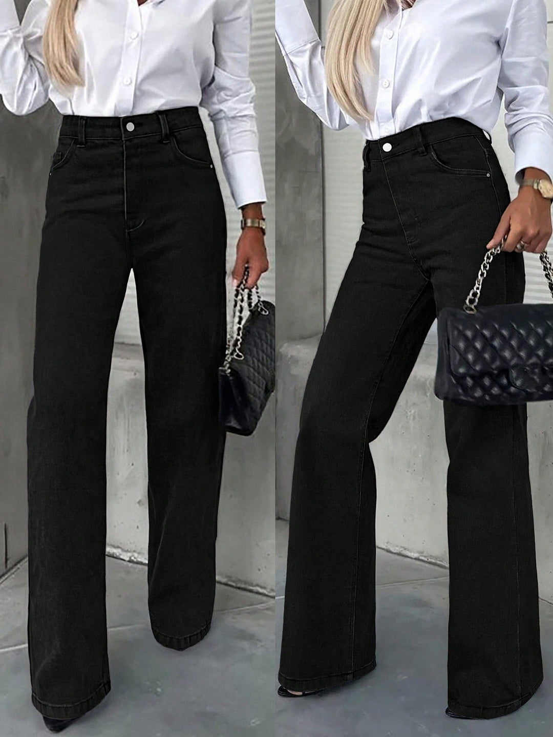 Jeans SHEIN, negru