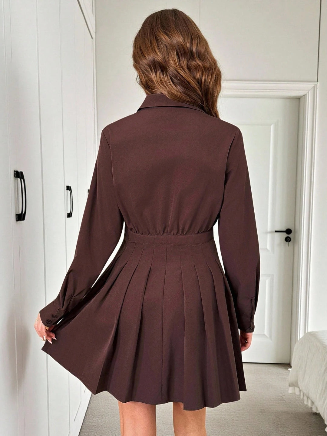 Rochie mini SHEIN, maro