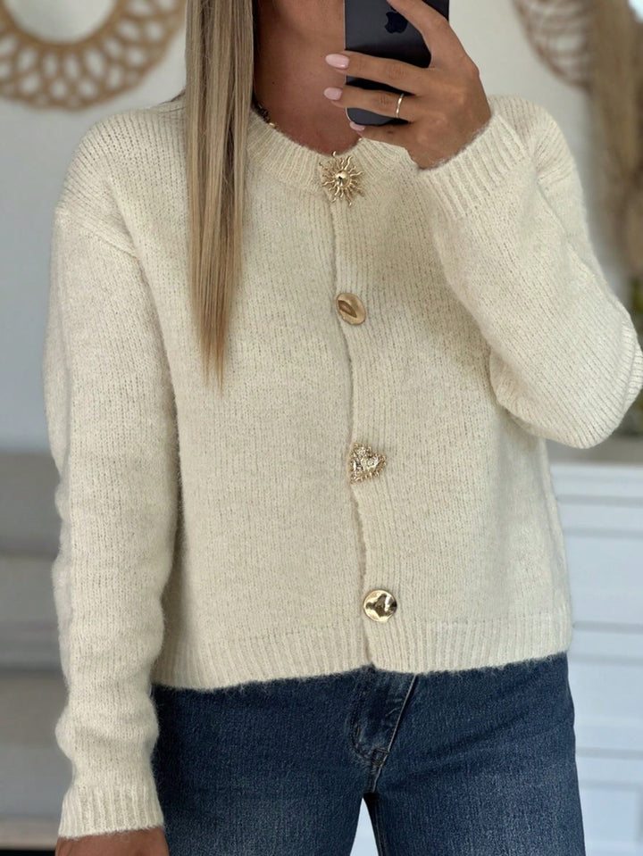 Cardigan SHEIN, crem
