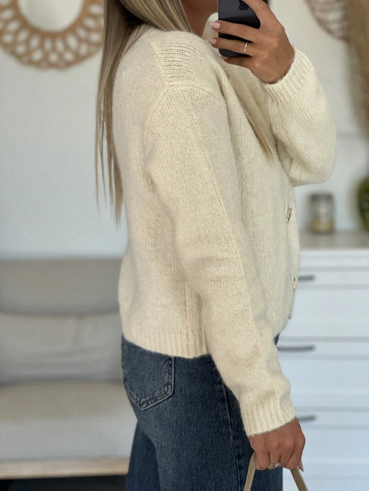 Cardigan SHEIN, crem