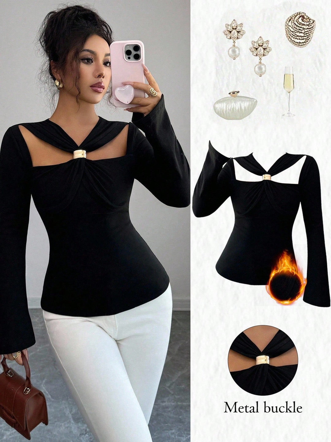 Tricou SHEIN, negru