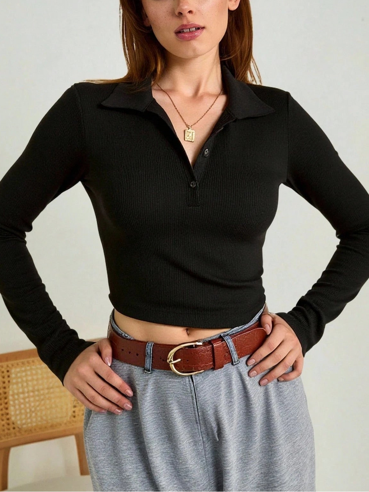 SHEIN blúz, fekete